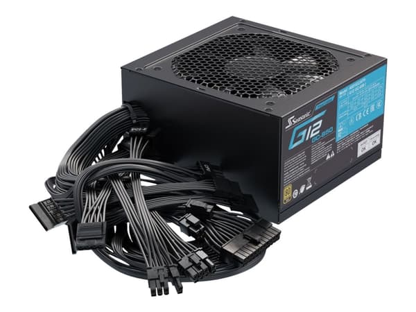 Seasonic G12 GC-850 - Nätaggregat (intern) - ATX12V / EPS12V - 80 PLUS Gold - AC 100-240 V - 850 Watt - aktive PFC