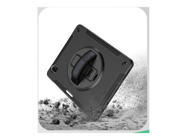 4smarts - Baksidedeksel for nettbrett - robust - termoplast-polyuretan (TPU) - svart - for Apple 10.9-inch iPad Air (4. generasjon, 5. generasjon)