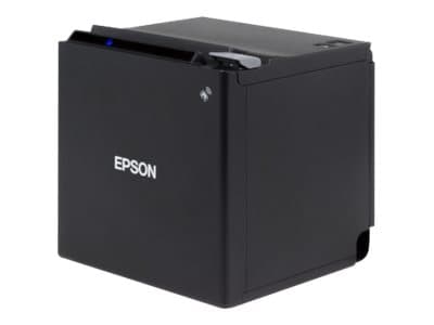 Epson TM m50 (132) - Kvitteringsskriver - termolinje - Rull (7,95 cm) - 180 x 180 dpi - inntil 350 mm/sek - USB 2.0, LAN, seriell, USB 2.0 vert - kut Hvit