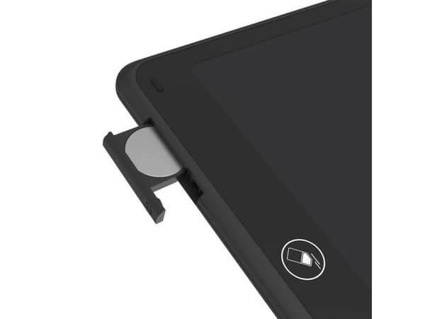 HUION H320M MUSTA, langallinen, 5080 lpi, 228,6 x 142,9 mm, USB, 1 cm, musta