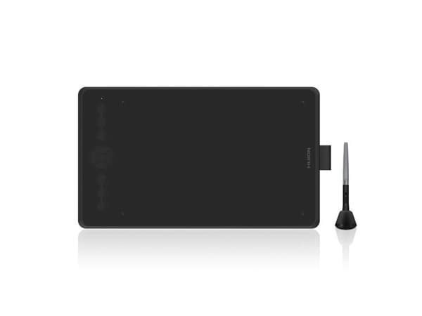 HUION H320M MUSTA, langallinen, 5080 lpi, 228,6 x 142,9 mm, USB, 1 cm, musta