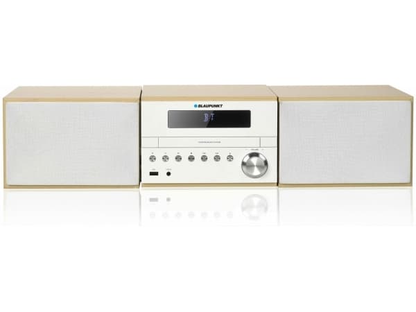 Blaupunkt MS45BT, Kodin mikroaudiojärjestelmä, Beige, 1 levyt, Kelkka, 50 W, Langaton