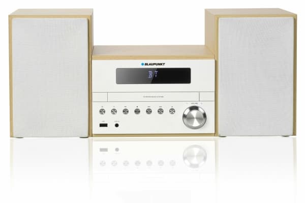 Blaupunkt MS45BT, Kodin mikroaudiojärjestelmä, Beige, 1 levyt, Kelkka, 50 W, Langaton Beige