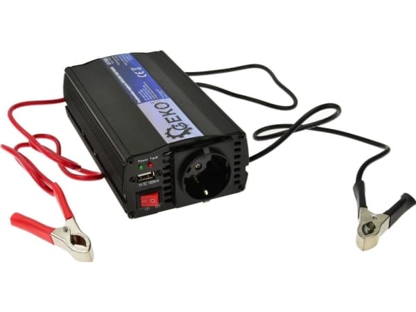Geko 24V/230V 500/1000W växelriktare