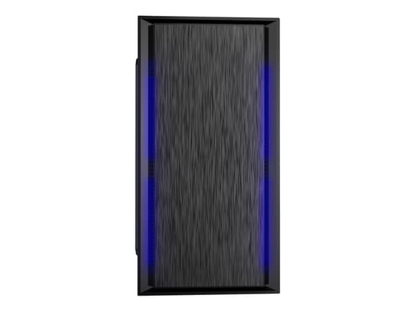Gembird FORNAX-960B - Tower - micro ATX - sidepanel med vindu - ingen strømforsyning (ATX / PS/2) - svart - USB/lyd