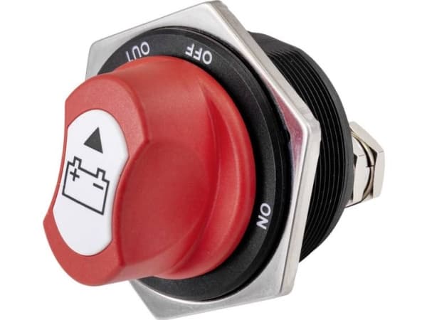 TRU COMPONENTS TC-9075592 Akkukontakti 32 V/DC 300 A 1 x Off/On Klikkende IP56 1 stk 1 stk