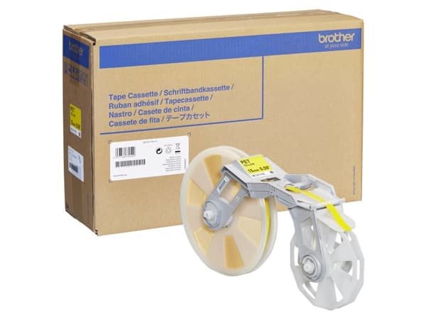 Brother - Palst - lim - 60 mikrometer - gul - Rulle (1,5 cm x 310 m) 1 rulle (rullar) film - för Tape Creator Pro TP-M5000N