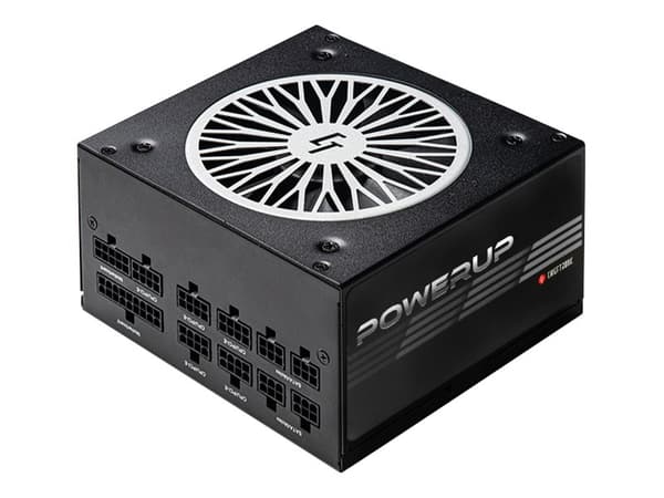 Chieftronic PowerUp Series 650W - Strømforsyning (intern) - ATX12V 2.53 - 80 PLUS Gold - AC 100-240 V - 650 watt - aktiv PFC