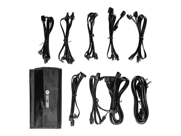 Chieftronic PowerUp Series 550W - Strømforsyning (intern) - ATX12V 2.53 - 80 PLUS Gold - AC 100-240 V - 550 watt - aktiv PFC