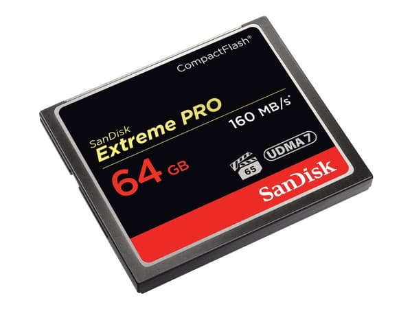 SanDisk minnekort SanDisk Extreme Pro CF 160MB/s 64 GB minnekort (SDCFXPS-064G-X46)