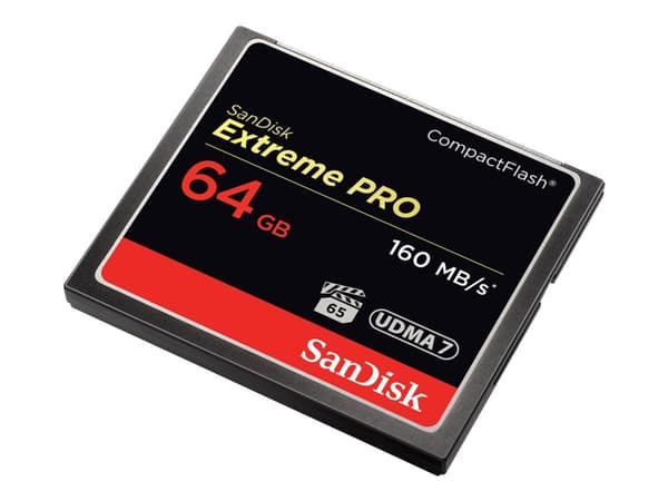 SanDisk minnekort SanDisk Extreme Pro CF 160MB/s 64 GB minnekort (SDCFXPS-064G-X46)