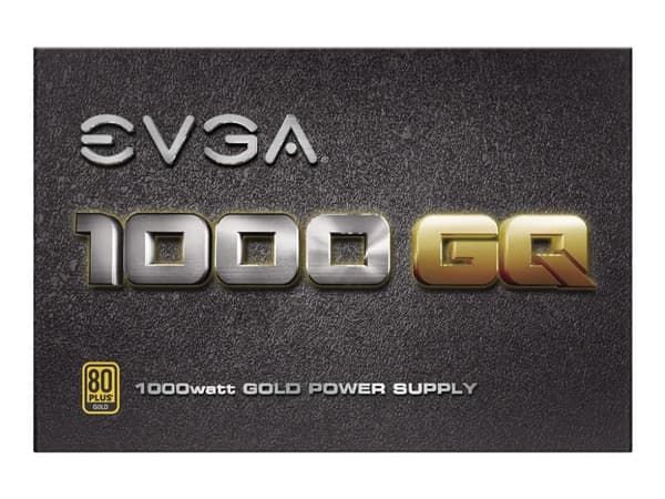 EVGA 1000 GQ - Nätaggregat (intern) - ATX - 80 PLUS Gold - AC 100-240 V - 1000 Watt - aktive PFC