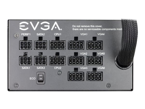 EVGA 1000 GQ - Nätaggregat (intern) - ATX - 80 PLUS Gold - AC 100-240 V - 1000 Watt - aktive PFC