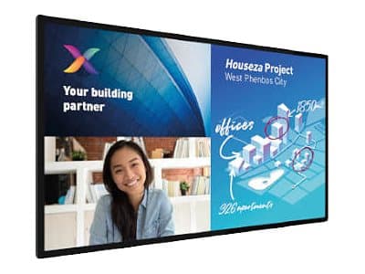 Philips 86BDL6051C - 86" Diagonalklasse (85.6" synlig) - C-Line LED-bakgrunnsbelyst LCD-skjerm - interaktiv digital skilting - med pekeskjerm (multib Sort