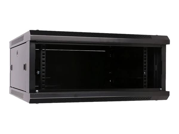 Extralink - Rack skap - 600x600 mm - veggmonterbar - svart - 4U - 19"