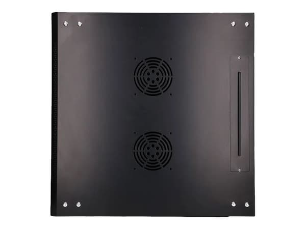 Extralink - Rack skåp - 600x600 mm - väggmontering - svart - 6U - 19"