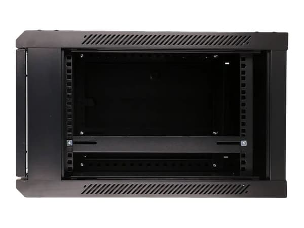 Extralink - Rack skåp - 600x600 mm - väggmontering - svart - 6U - 19"