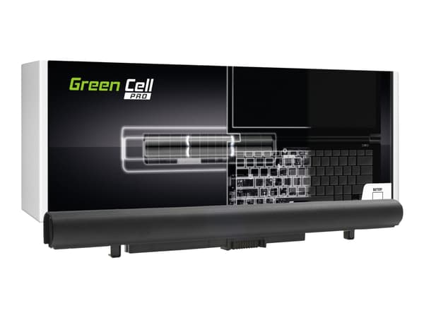 Green Cell PRO - Batteri til bærbar PC (tilsvarer: Toshiba PA5212U-1BRS) - litiumion - 4-cellers - 2600 mAh - svart - for Dynabook Toshiba Satellite