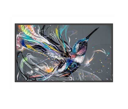 Philips 55BDL3510Q - 55" Diagonalklasse (54.6" synlig) - Q-Line LED-bakgrunnsbelyst LCD-skjerm - intelligent skilting - 4K UHD (2160p) 3840 x 2160 -