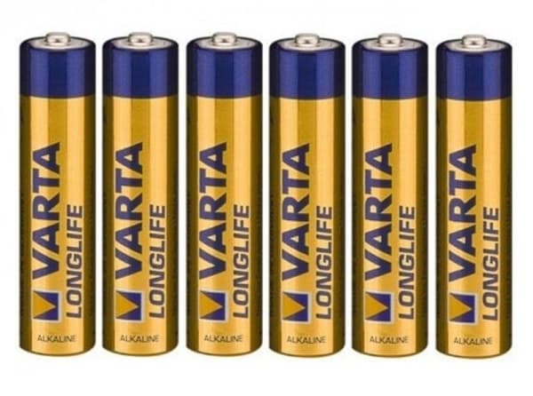 Varta 4106, Engangsbatteri, AA, Alkalinsk, 1,5 V, 6 stykker, Blå, Gult