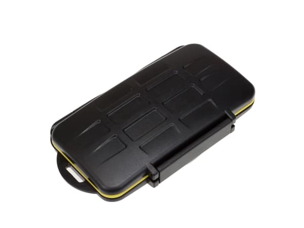 B.I.G. SD12, 24 kort, MicroSD (TransFlash), SD, Akrylonitril-butadien-styren (ABS), Sort, Skittbestandig, Støvresistent, Sjokkresistent, 1 stykker