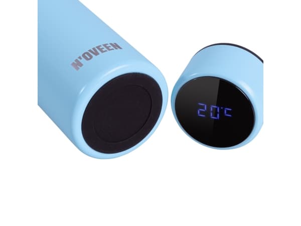 Noveen Butelka termiczna NOVEEN LED 380 ml TB2217 Light Blue Mat
