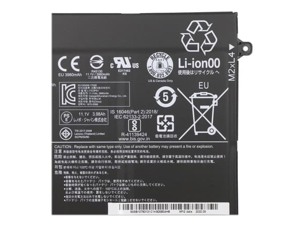 Celxpert - Batteri för bärbar dator - litiumjon - 3-cells - 4120 mAh - 45 Wh - FRU - för E41-55; ThinkPad E14; E15; E480; E490; E495; E590; E595