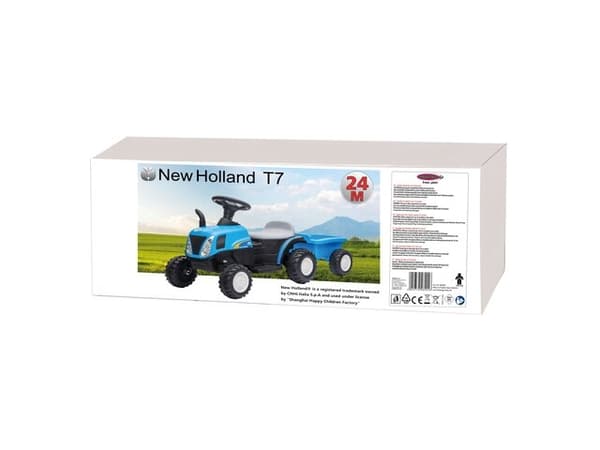 Jamara New Holland, 2 år, 4 hjul, Sort, Blå, Batterier kreves