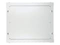 Miniatyrbild 3 av 5: Extralink - Rack skåp - 600x450 mm - väggmontering - grå - 9U - 19"