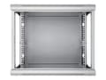 Miniatyrbild 4 av 5: Extralink - Rack skåp - 600x450 mm - väggmontering - grå - 9U - 19"