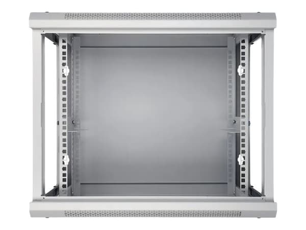 Extralink - Rack skåp - 600x450 mm - väggmontering - grå - 9U - 19"