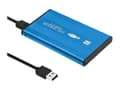 Miniatyrbild 2 av 5: Qoltec - Förvaringslåda - 2.5" - SATA 6Gb/s - USB 3.0 - blå