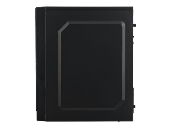 Akyga AK35BK, Micro Tower, PC, Musta, Flex-ATX, mikro ATX, Mini-ITX, Akryylinitriilibutadieenistyreeni (ABS), Galvanoitu teräs, Koti /Toimisto