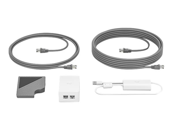 Logitech Cat5e Kit - Tilbehørssett for videokonferanse - for Logitech Base Bundle, RoomMate + MeetUp + Tap IP; Room Solution Base Bundle, Huddle, Lar
