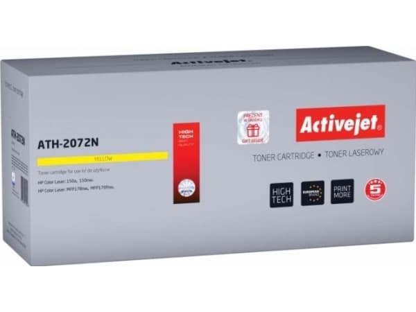 Activejet ATH-2072N, 700 sider, Gult, 1 stykker