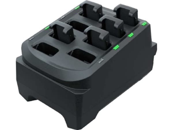 Zebra 8-Slot Battery Charger - Batterilader - for P/N: BTRY-RS51-4MA-01, BTRY-RS51-4MA-10, (required - not included) CBL-DC-388A1-01, PWR-BGA12V50W0W