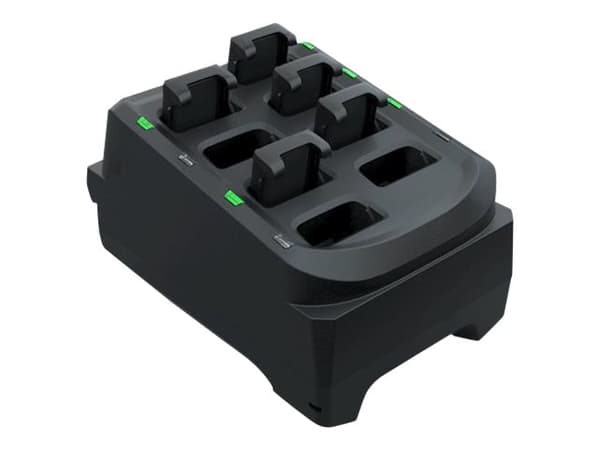 Zebra 8-Slot Battery Charger - Batterilader - for P/N: BTRY-RS51-4MA-01, BTRY-RS51-4MA-10, (required - not included) CBL-DC-388A1-01, PWR-BGA12V50W0W
