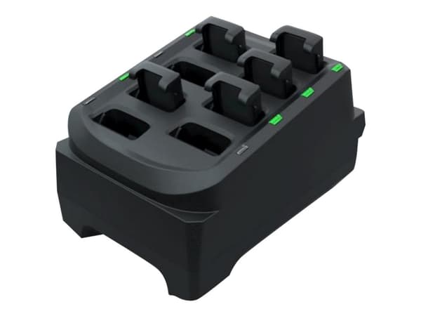 Zebra 8-Slot Battery Charger - Batterilader - for P/N: BTRY-RS51-4MA-01, BTRY-RS51-4MA-10, (required - not included) CBL-DC-388A1-01, PWR-BGA12V50W0W