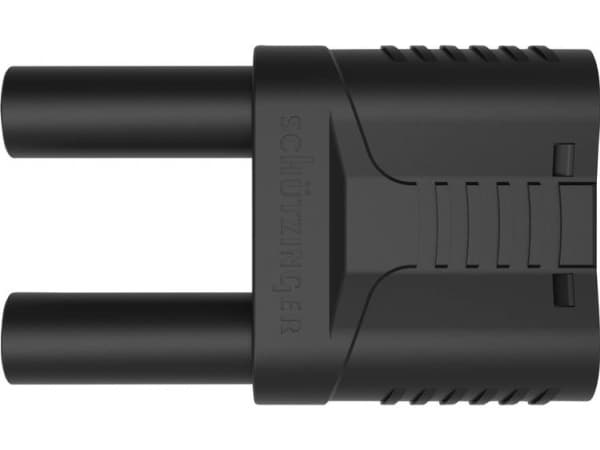 Schützinger SKURZ 6100 / 19-4 IG 2MB Ni / SW Säkerhetskontakt svart 1 st
