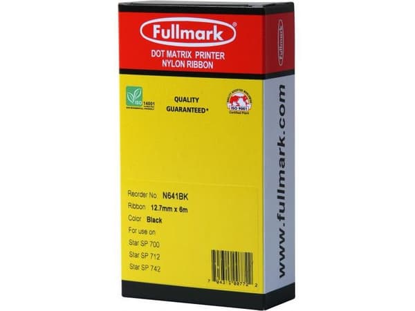Fullmark-skriverbånd, RC700, svart, for Star SP 712, SP 742
