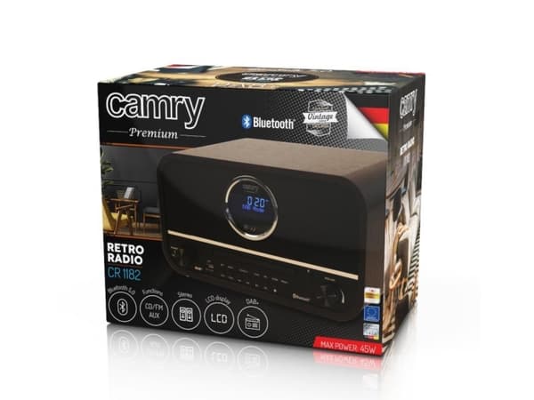 Camry retro radio CR1182 DAB+ USB BT