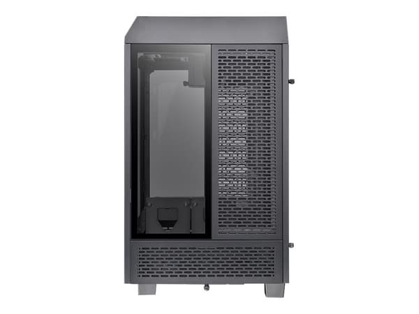 Thermaltake The Tower 100 - Tower - mini-ITX - sidepanel med vindu (herdet glass) - ingen strømforsyning (PS/2) - svart - USB/lyd
