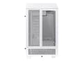 Miniatyrbild 4 av 5: Thermaltake The Tower 100 Snow - Tower - mini ITX - genomskinlig sidopanel (härdat glas) - ingen strömförsörjning (PS/2) - USB/ljud