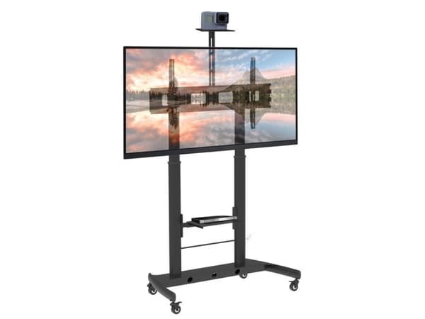 Techly ICA-TR45, Sort, 2 hyller, Sort, 120 kg, 7 kg, 2,79 m (110")