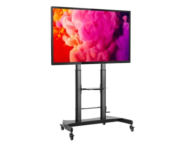 Techly ICA-TR36, 100 kg, 152,4 cm (60"), 2,54 m (100"), 1000 x 600 mm, 1270 - 1570 mm, -10 - 5°