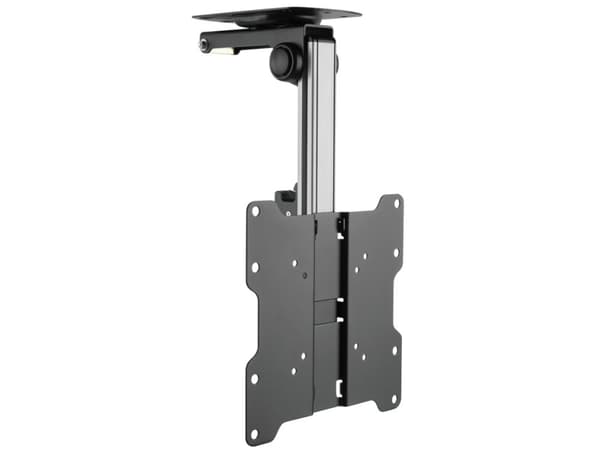 TECHly - Monteringssett (takbrakett) - for LCD-TV - stål - sølv, svart - skjermstørrelse: 17"-37" - monteringsgrensesnitt: inntil 200 x 200 mm