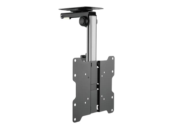 TECHly - Monteringssett (takbrakett) - for LCD-TV - stål - sølv, svart - skjermstørrelse: 17"-37" - monteringsgrensesnitt: inntil 200 x 200 mm