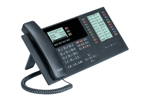 Auerswald COMfortel D-210 - VoIP-telefon med opkalds-ID - 3-veis opkaldskapasitet - SIP, RTCP, RTP, SRTP, SIPS - sorter