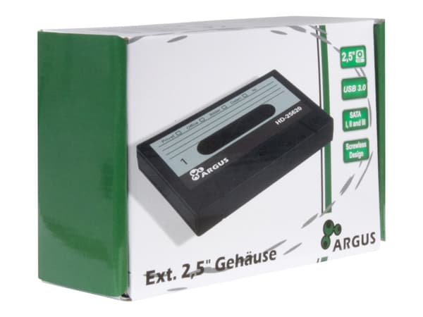 Argus HD-25620 - Lagringspakke - 2,5" - SATA 6 Gb/s - USB 3.0