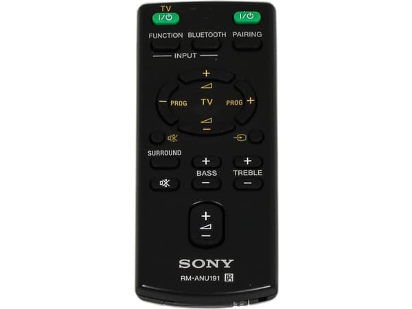 Sony RM-ANU191, Langallinen, Painikkeiden painaminen, Valkoinen Valkoinen